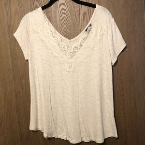 Lacey V-neck blouse